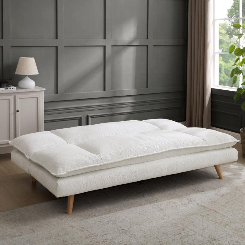 Harper 3 Seater Linen Blend Sofa Bed