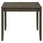 Dearron 5-piece Square Dining Table Set Charcoal-1727623212