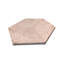 Marbre hexagonal, marbre naturel, pour mur, finition texturée en bois franc, marbre cannelé 3D, pierre naturelle, marbre véritable, marbre véritable, 1 boîte de 12 pièces