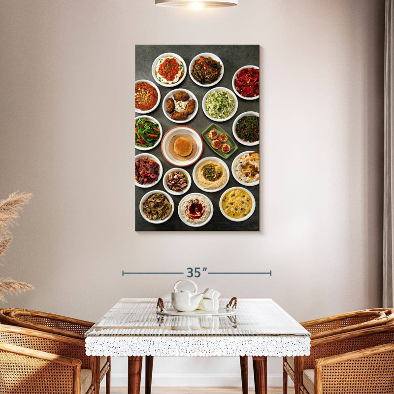 Yarlin Turkish Meze Spread, 45" H x 30" W