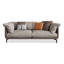 Causeuse-coussin standard 100% polyester kaki café-1768412288