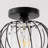 9.8'' 1-Light Crystal Semi Flush Mount Ceiling Light