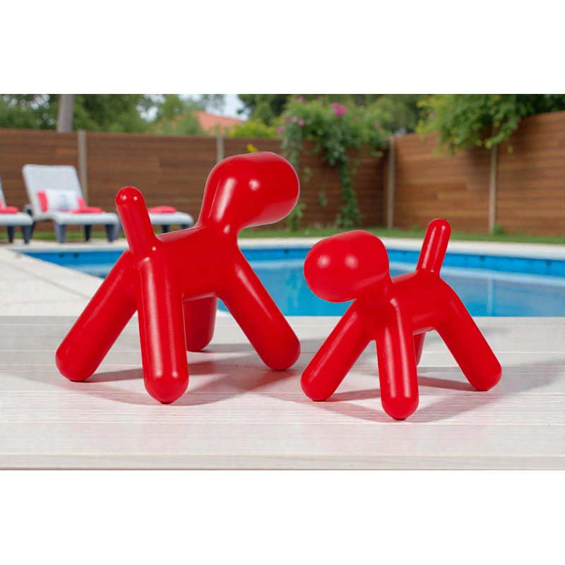 Figurine pour chien Pangea Home Pooch, Rouge, Petit
