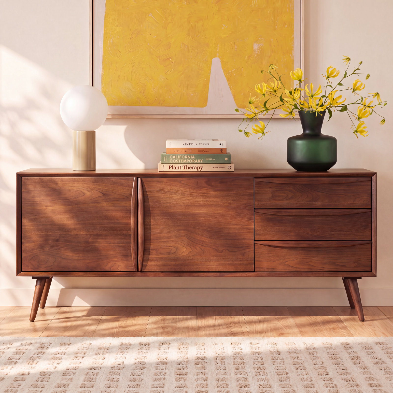 Cura 71" Walnut Sideboard