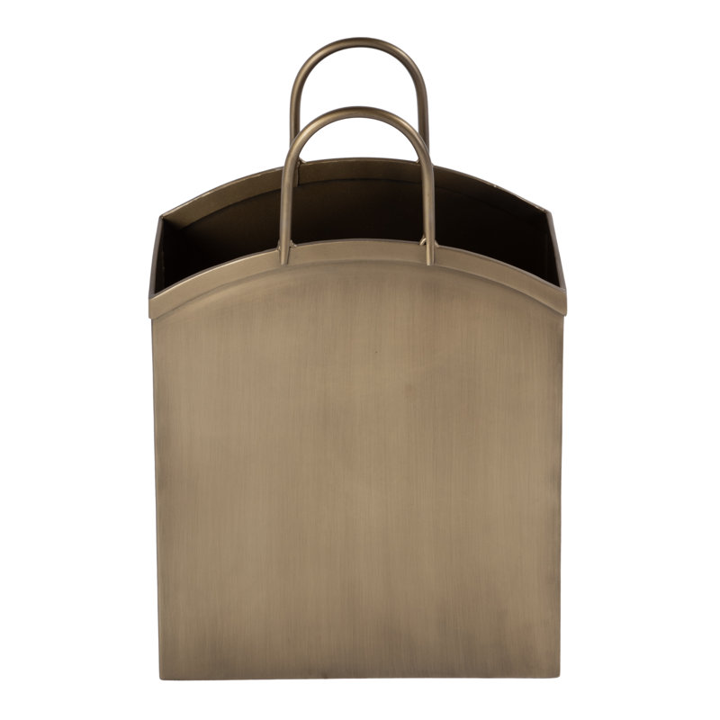 Panier à magazines rectangulaire en métal l 12 po Tennillie