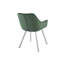 Chaise de salle à manger avec accoudoirs en velours capitonné Chimeng-88348476-88348478