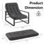 Chaise d'appoint, fauteuil en sherpa pour le salon, chaises d'appoint modernes Mid-Century, chaise de chambre Boucle Reading-908421943-908421936