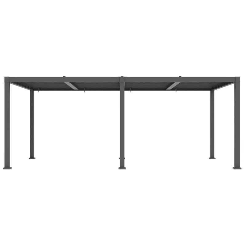Pergola ajustable en aluminium Melia 10 pi x 19 pi