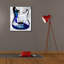 Toile épique Graffiti «Electric Blues 1» par Annie Warren, 26 po x 30 po-894422902