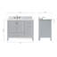 Ensemble de meuble-lavabo simple 43 po Flynt-64627245-64627246