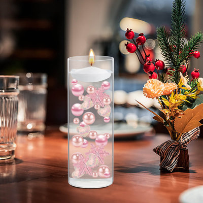 Ensemble de décoration de vase rempli de perles de la Saint-Valentin
