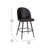 Alita Upholstered Counter Stool with Metal Frame-88697061-88697062