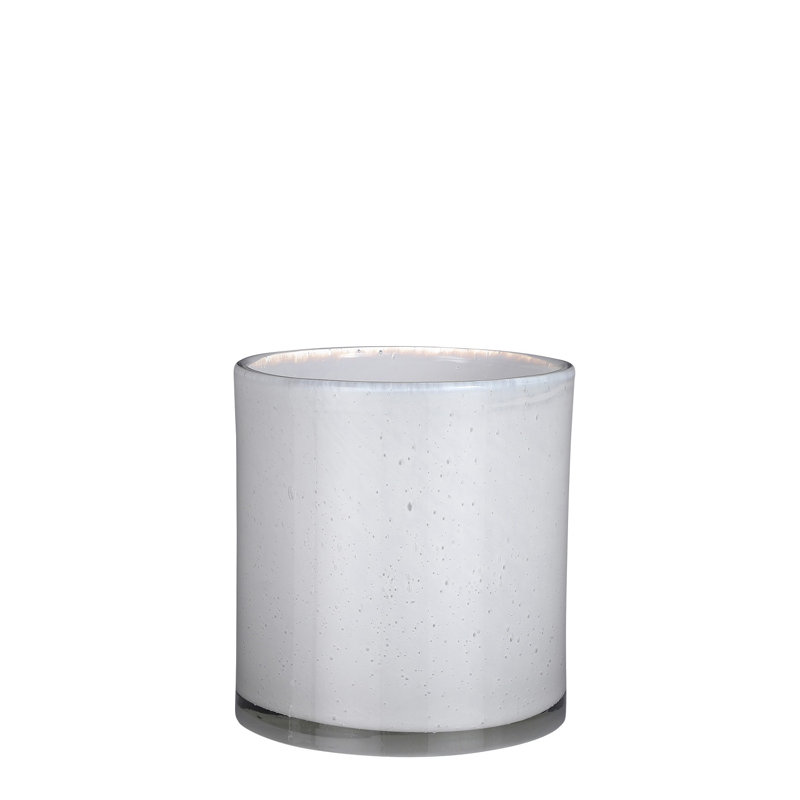 Vase de table Golda, H 7,05 po x l 6,7 po x P 6,7 po, Argent