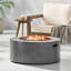 Modern 40,000 BTU Smokeless Iron Fire Pit-435176902