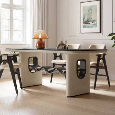 French Simple Cream Style Dining Table