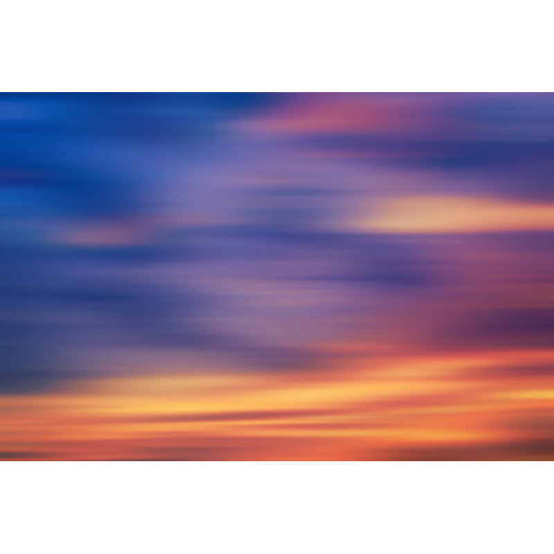 Abstract Sunset 1 Piece Wrapped Canvas Wall Art, 20cm H x 30cm W x 3.8cm D