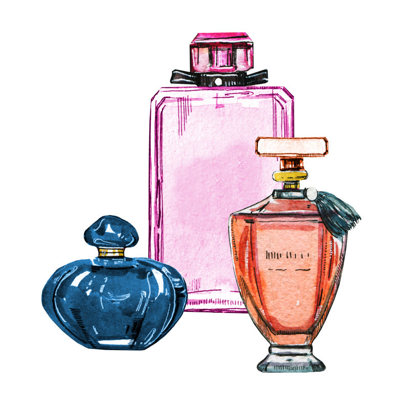 Women Perfume In Sequence by Alexandra Romanova - Wrapped Canvas Print, 76cm H x 76cm W x 3.8cm D
