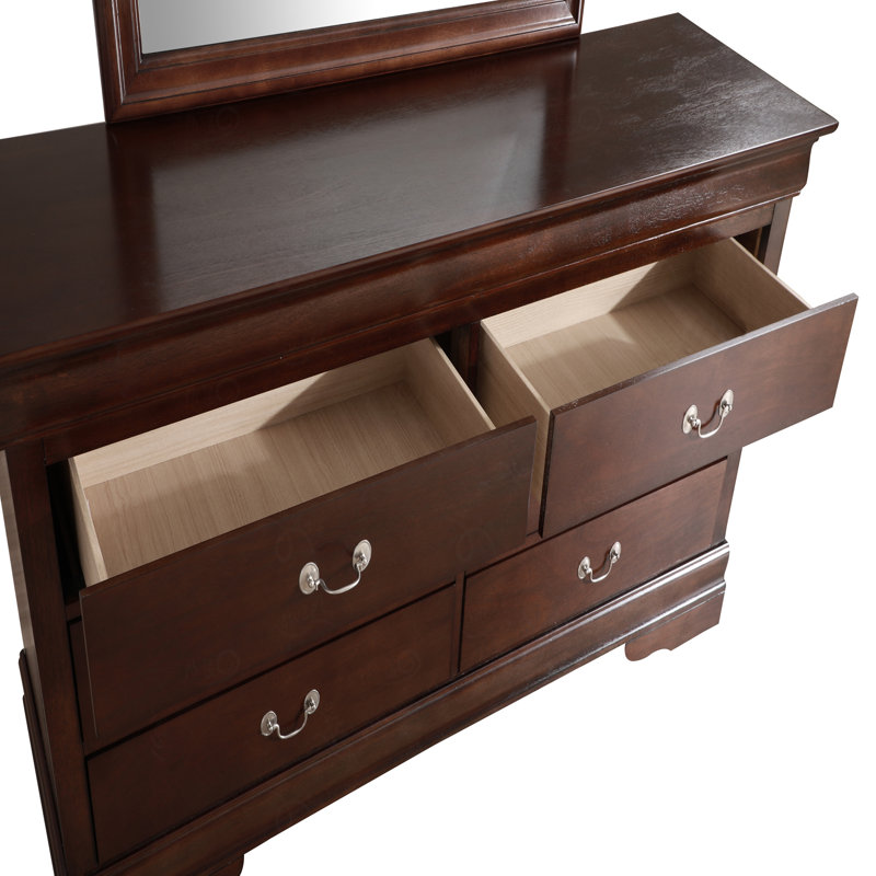 Louis Phillipe G3125-D Dresser, Cappuccino