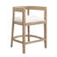 Tabouret de comptoir en bois d'hévéa Gurseese-875389646-884158200