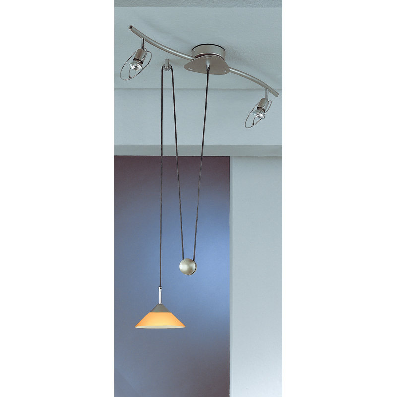 Delia 3 - Light Kitchen Island Pendant, Orange