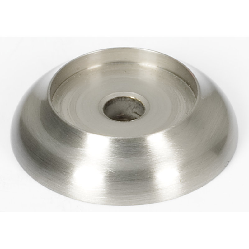 Plaque arrière 1 po rosette, Nickel satiné
