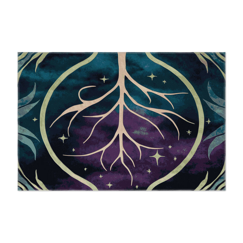 Mystic Canopy Indoor And Outdoor Area Rug, Rectangle 2' x 3'
