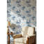 Papier peint traditionnel bleu traditionnel Traditional