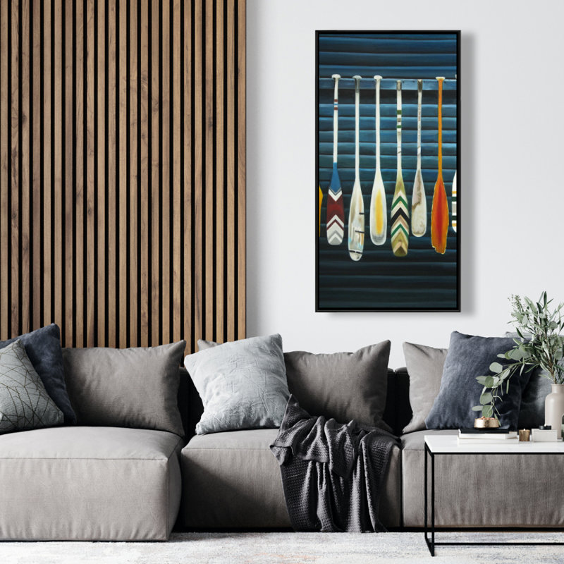 Paddles Print On Canvas, H 48 po x l 24 po