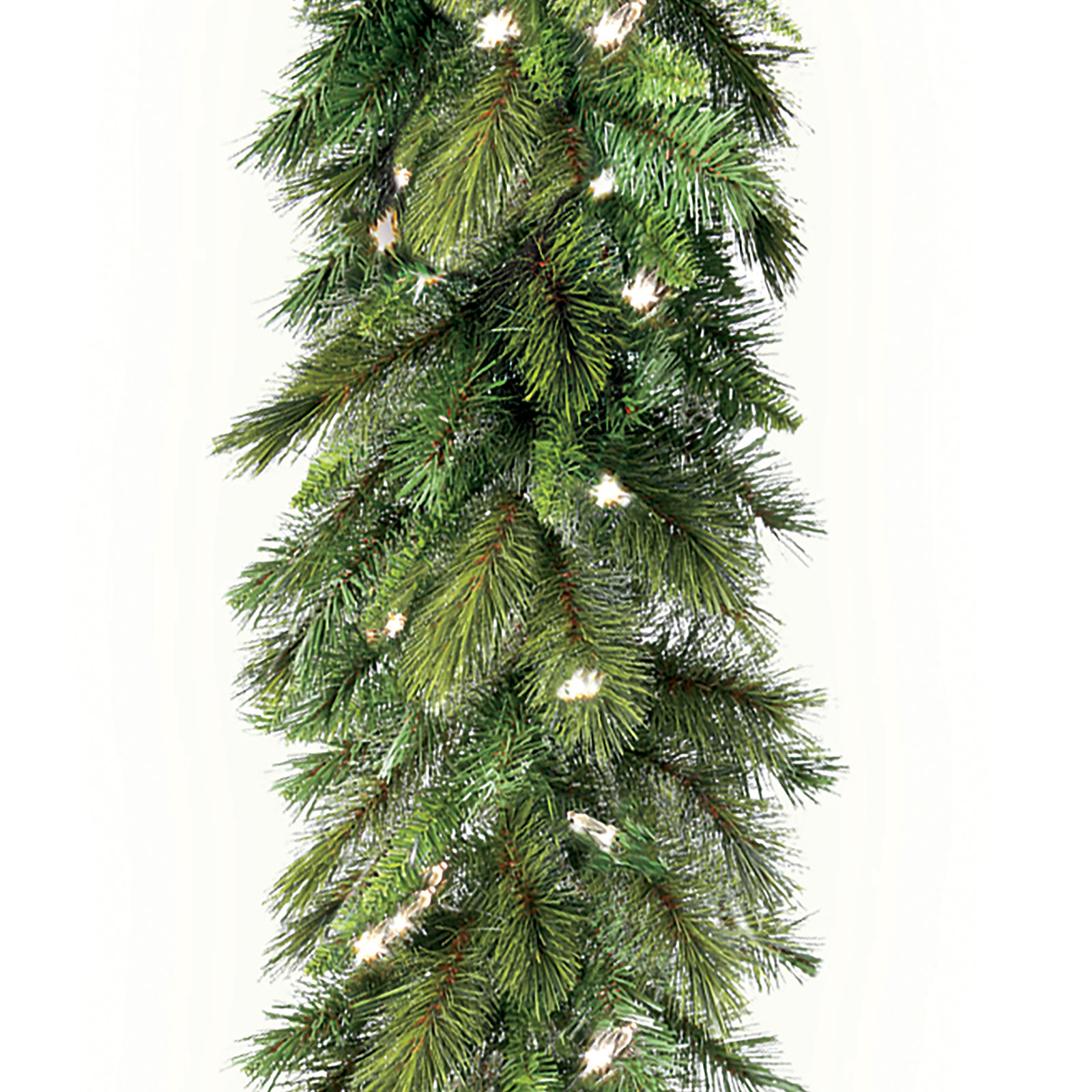 PVC Greenery 108" Pre-Lit Belgium Garland
