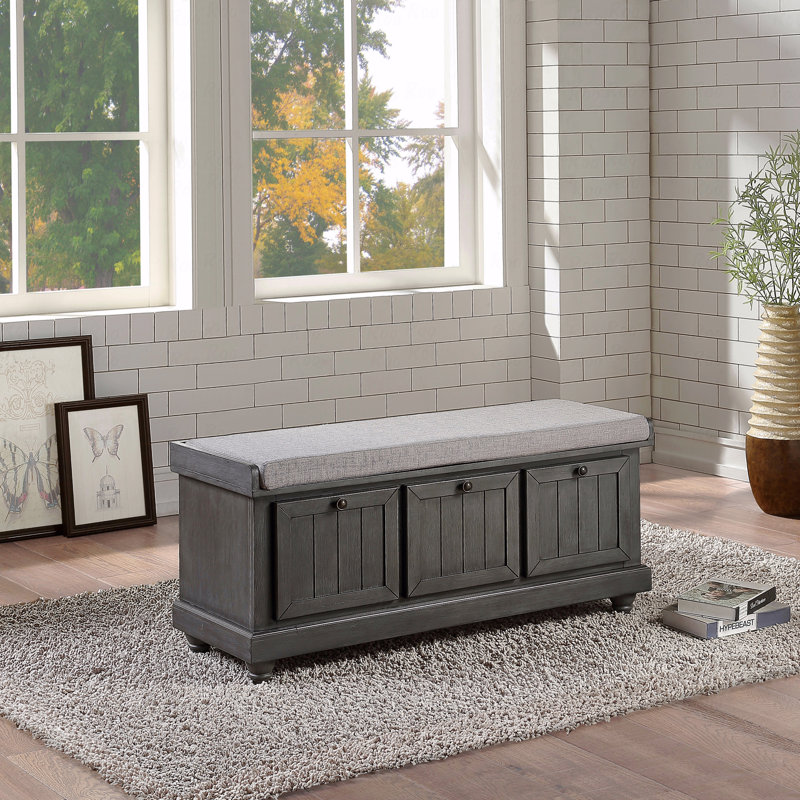Mobilier de maison en bois massif 1pc, Gris foncé