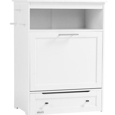 Pet Food Storage Cabinet White, Dog Feeder With Raised Bowls & Hanger For Submandibular Gland Health (If Applicable To Pets White Cabinet, Feeding Con