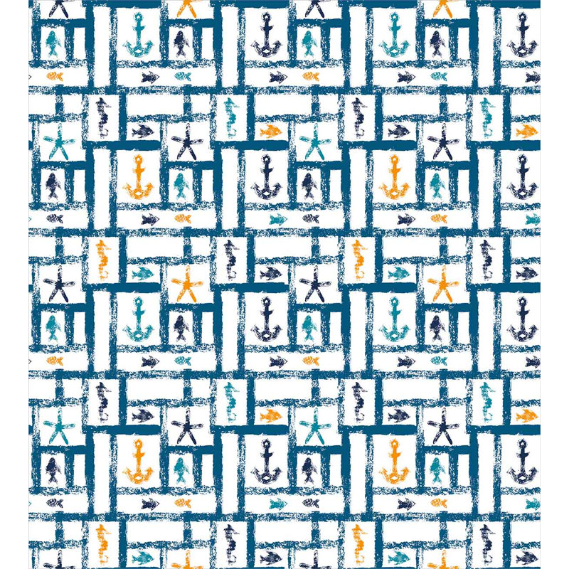 Coastal Polyester Duvet Cover, Queen