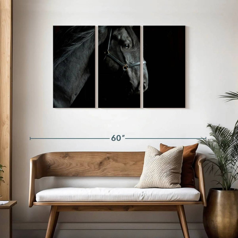 Horse Head, 28" H x 45" W