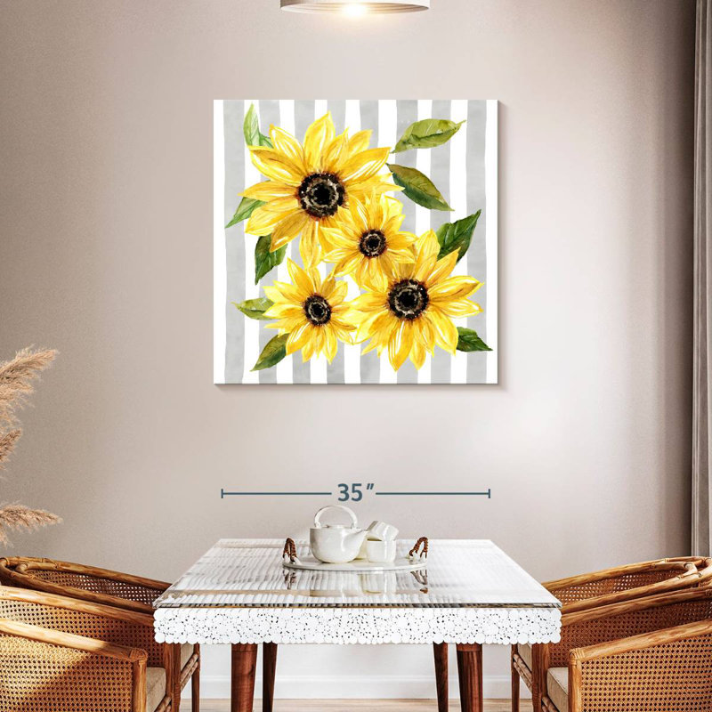 Harnek Sunflower Array II, H 36 po x l 36 po