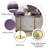 Christal Swivel Upholstered Adjustable Height Counter Stool-93480938-90489182