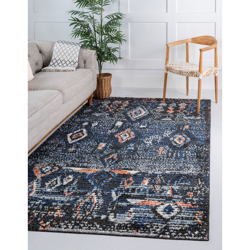 Victorville Abstract Indoor Rug, Rectangle 8' x 10'