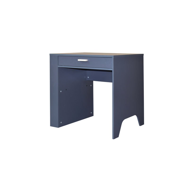 Auguster 79.6Cm W Rectangle Writing Desk, Grey/Sonoma Oak