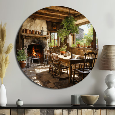 Naquin - Landscapes Round Metal Art