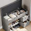 Shoe Bench With Fabric Drawer-491623550