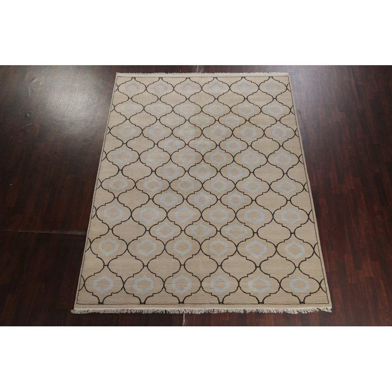 Tapis marocain oriental en treillis 8 x 10