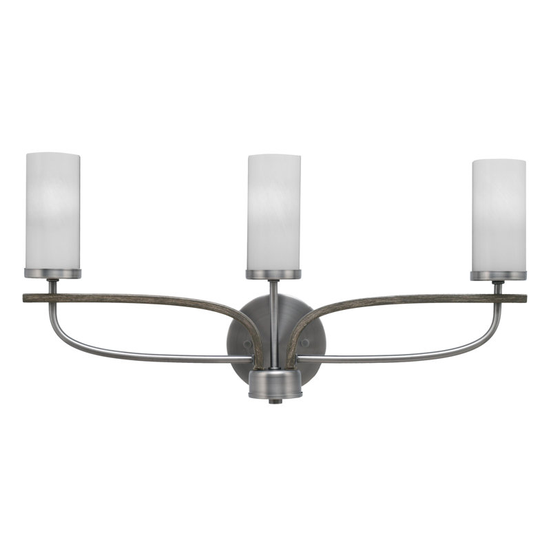Monterey 3 Light Bath Bar, Gray