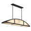 Legacy 4-Light Linear Chandelier in Matte Black by Breegan Jane