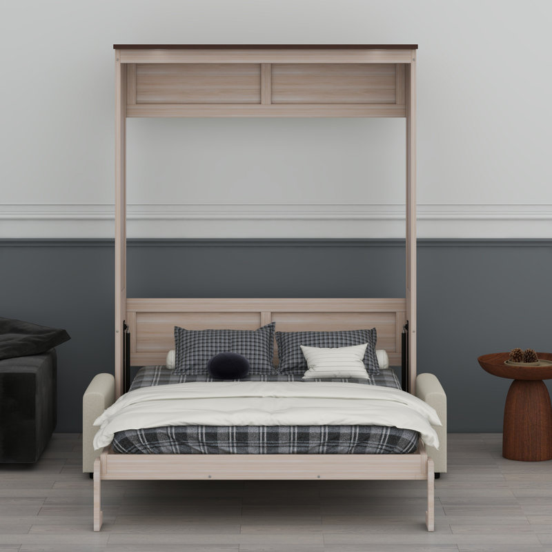 Murphy Bed With Sofa And LED