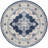 Aurelle Oriental Navy/Creme Area Rug-1641144359