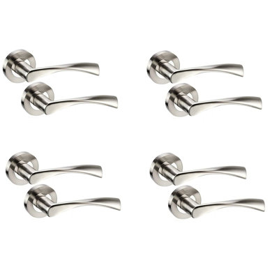 4 Pairs Astrid Design Classic Door Handle