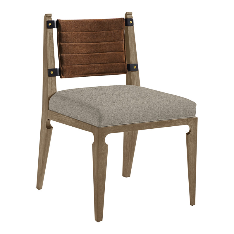 Thom Filicia Home Gifford Side Chair, Hampton, Ian Pewter