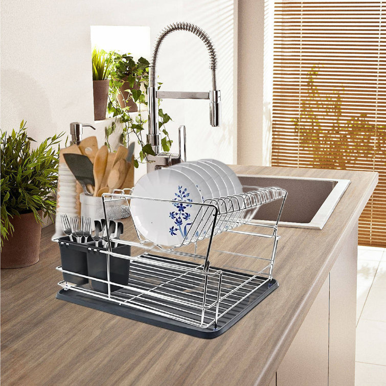 Frifoho Stainless Steel 2 Tier Dish Rack