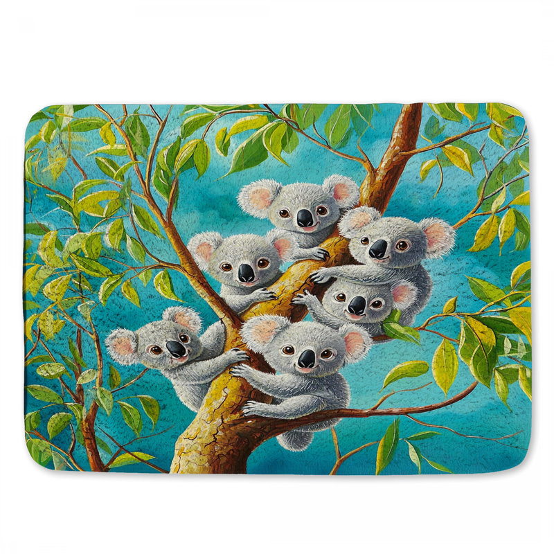 Tapis de bain Koalas, L 24 po x l 17 po