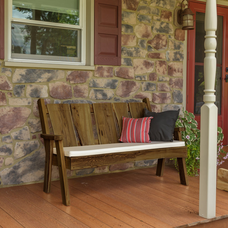Banc de jardin en bois Lucille Timberland, Teinte champignon