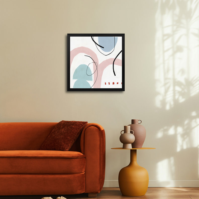 Elasticity I Blush Version, affiches encadrées de qualité supérieure, H 16 po x l 16 po